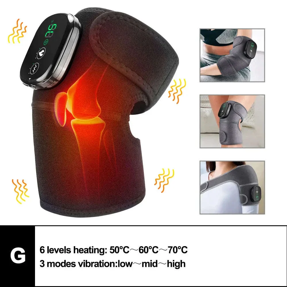 Electric Heated Knee Massager with Vibration and Warmth - Image 24