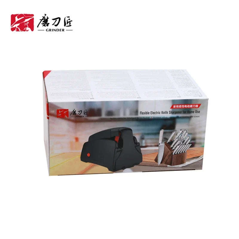 Electric Knife Sharpener with 3-Stage Diamond Grinding System - Image 4