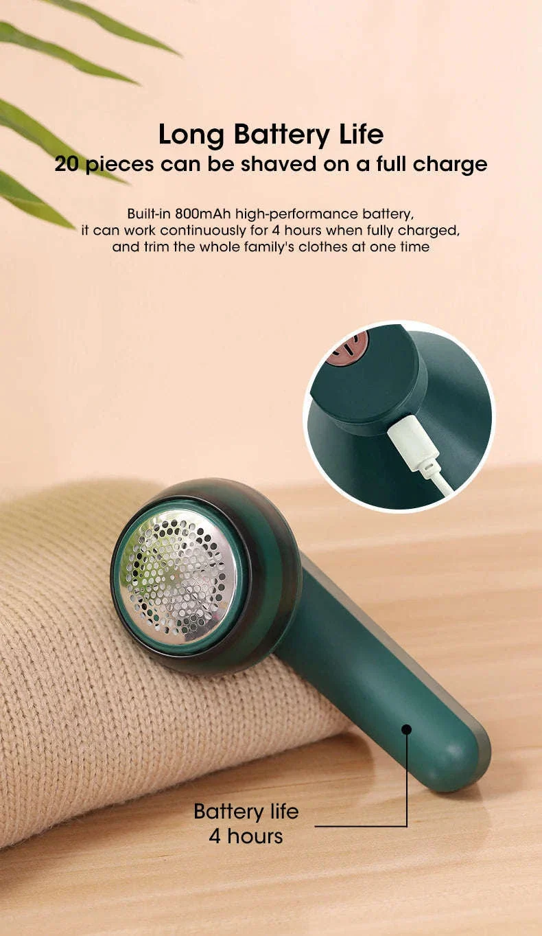 USB Rechargeable Electric Lint Remover for Smooth Fabrics - Image 11