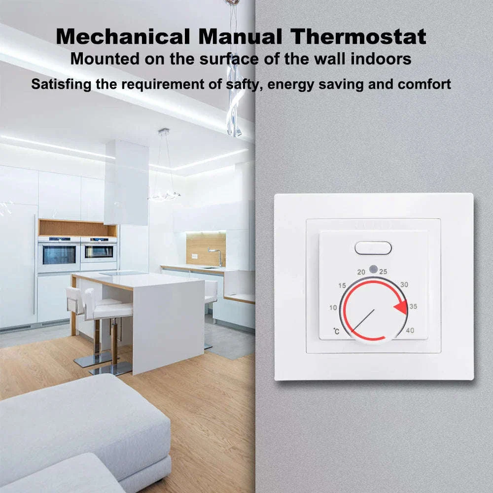 MK05 Electric Room Thermostat for Underfloor Heating Control - Image 6