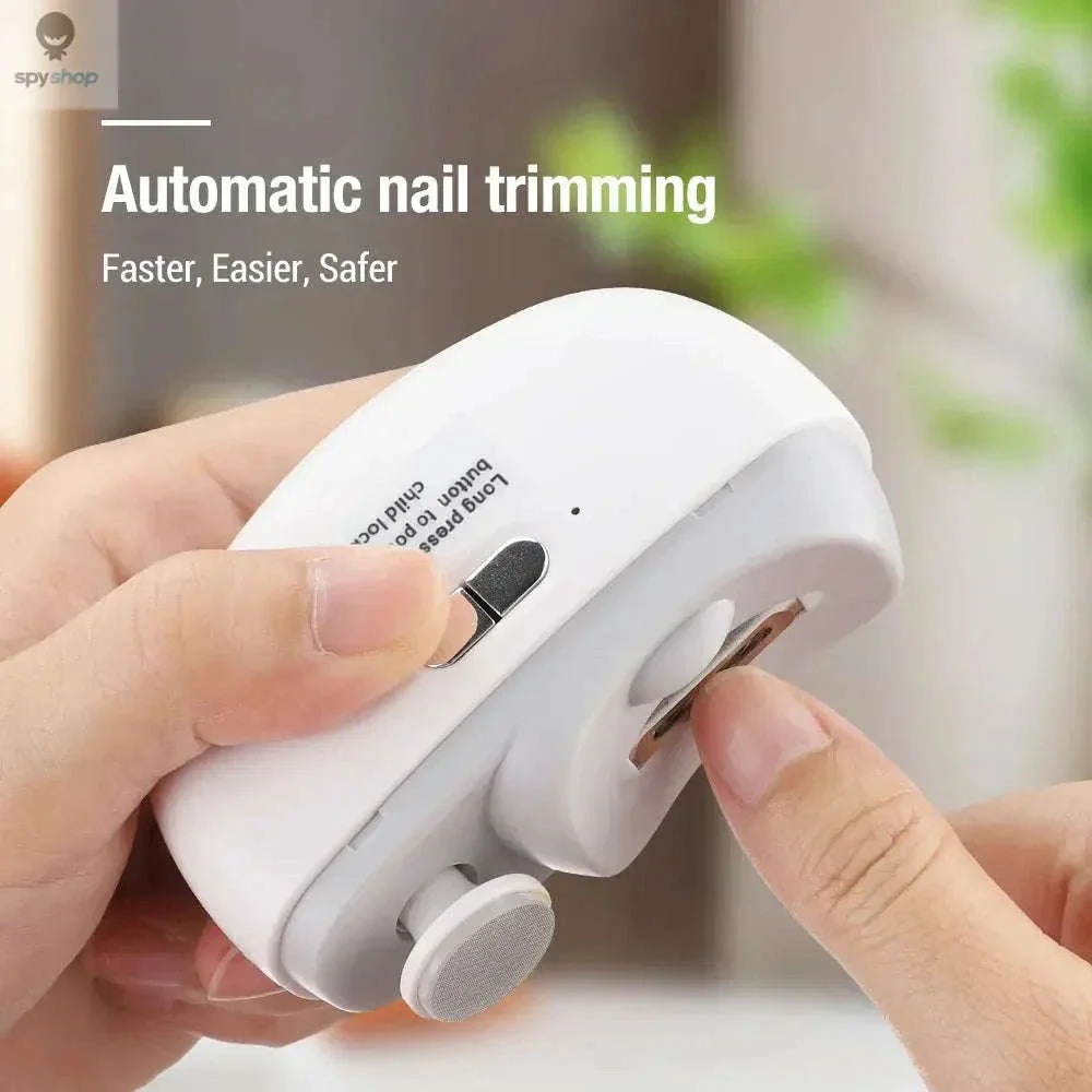 Electric Nail Trimmer & Polisher with LED and Rechargeable Power - Image 2