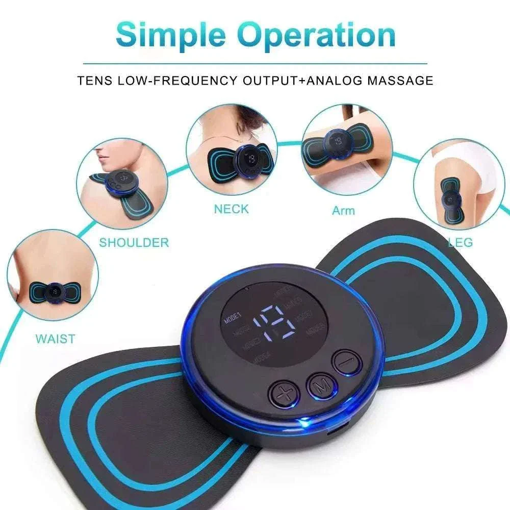 Electric Neck Massager EMS Muscle Stimulator for Tension Relief - Image 2