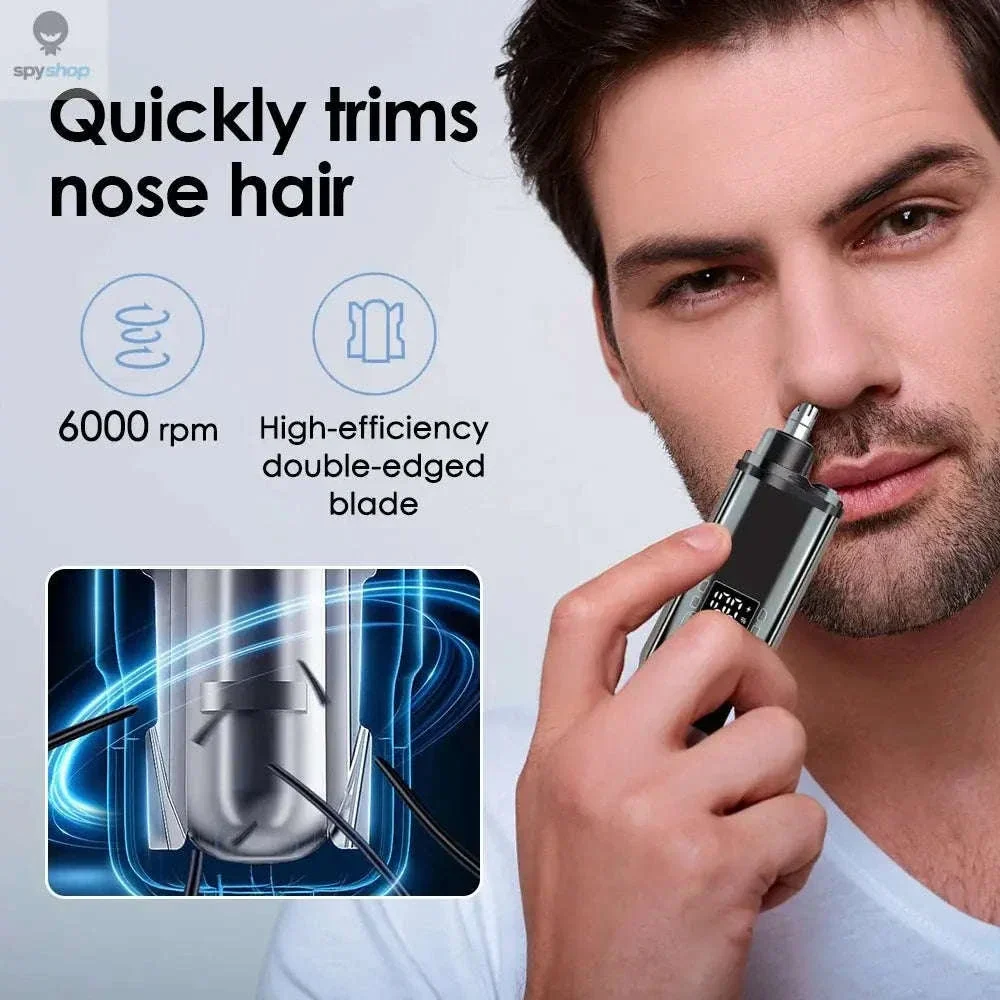 Electric Nose Hair Trimmer for Quick, Gentle Grooming - Image 3