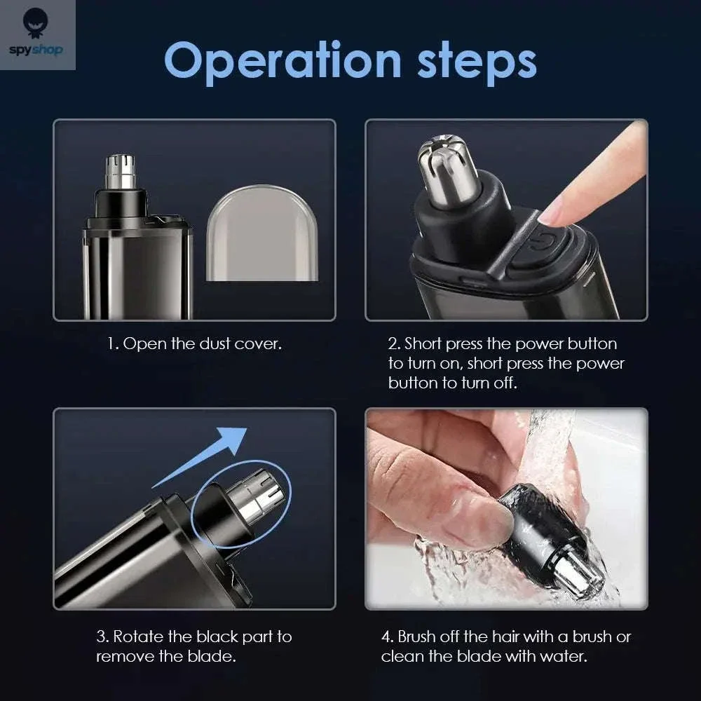 Electric Nose Hair Trimmer for Quick, Gentle Grooming - Image 9