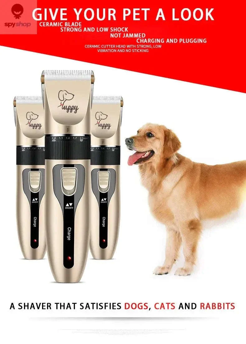 Quiet Cordless Pet Clipper Grooming Kit for Smooth Trimming - Image 11