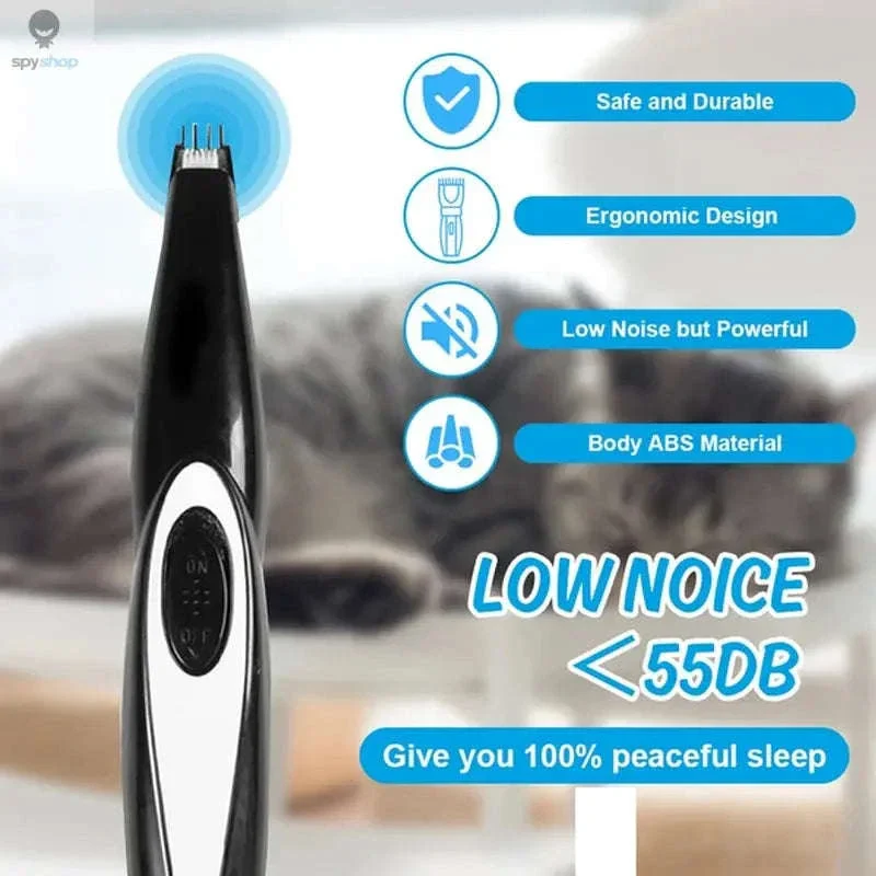 Quiet Cordless Pet Clipper Grooming Kit for Smooth Trimming - Image 17
