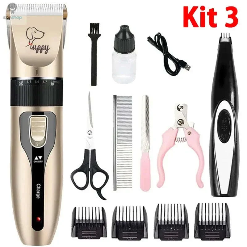 Quiet Cordless Pet Clipper Grooming Kit for Smooth Trimming - Image 25