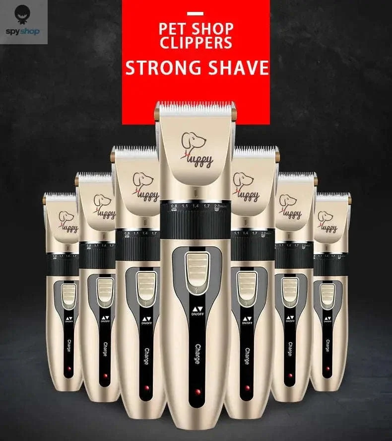 Quiet Cordless Pet Clipper Grooming Kit for Smooth Trimming - Image 8