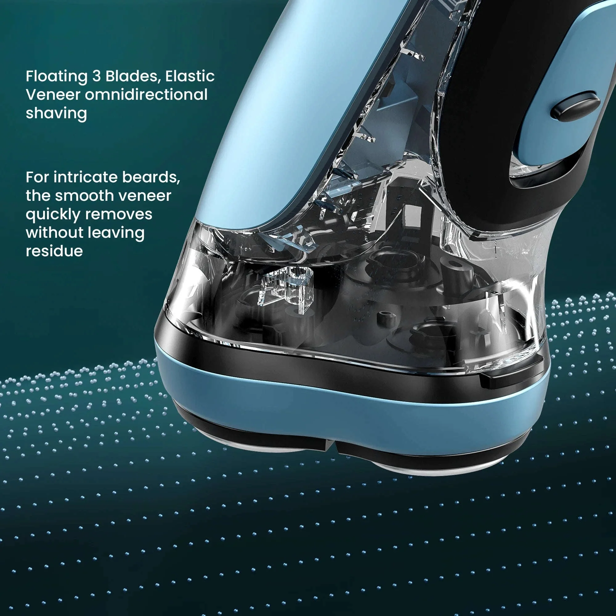 Electric Rotary Shaver for Men with 3D Floating Triple Blades - Image 14