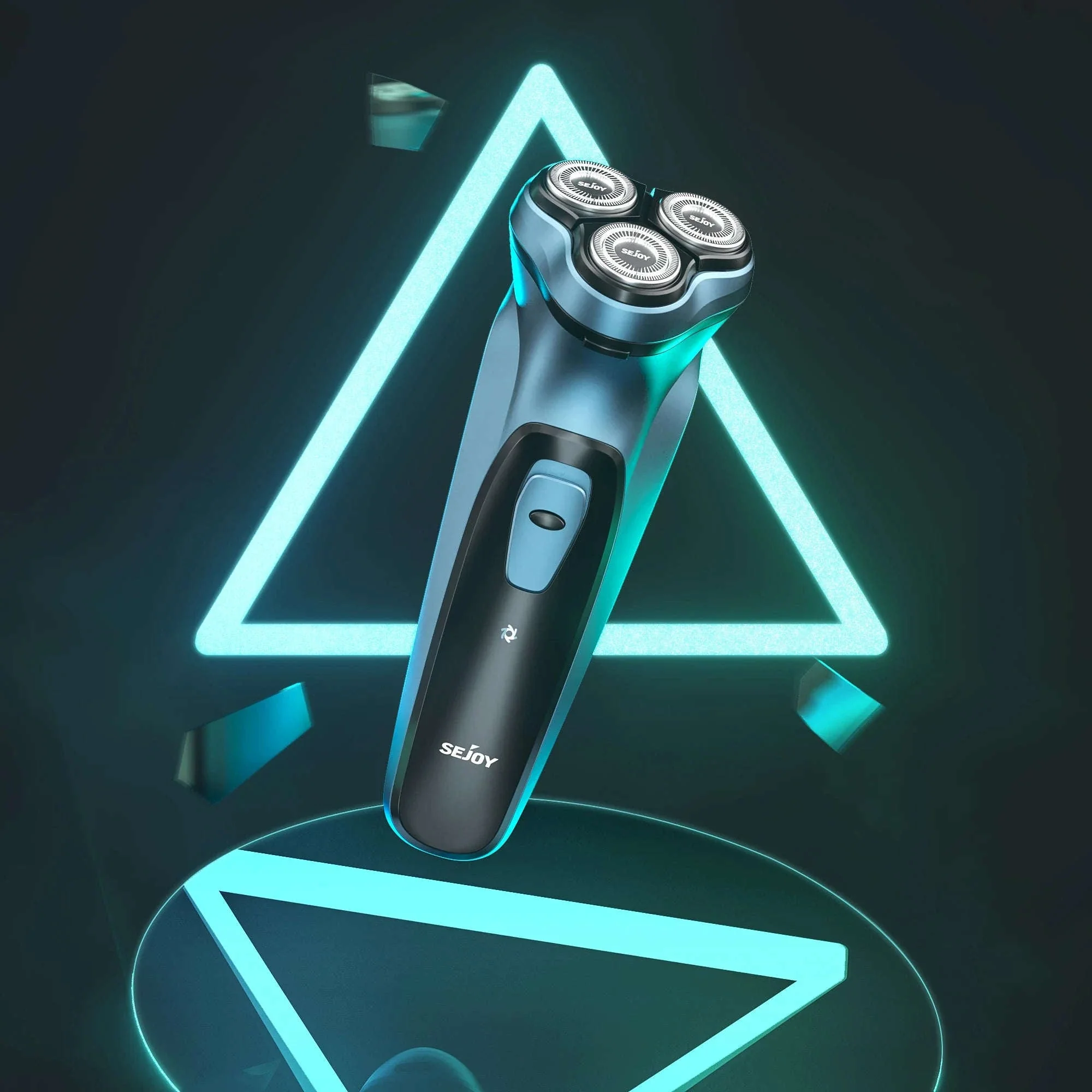 Electric Rotary Shaver for Men with 3D Floating Triple Blades - Image 8