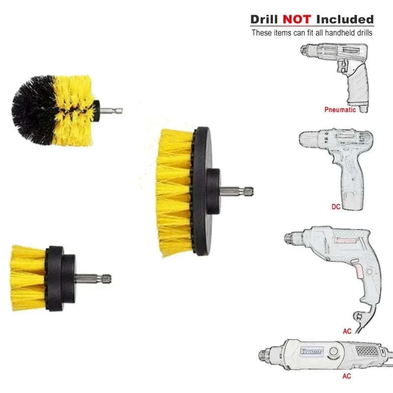 3-Piece Electric Scrubber Brush Drill Kit for Faster Cleaning - Image 13