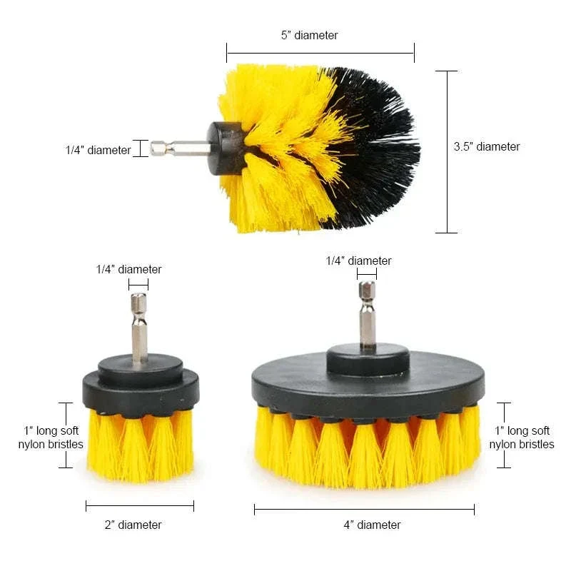 3-Piece Electric Scrubber Brush Drill Kit for Faster Cleaning - Image 16