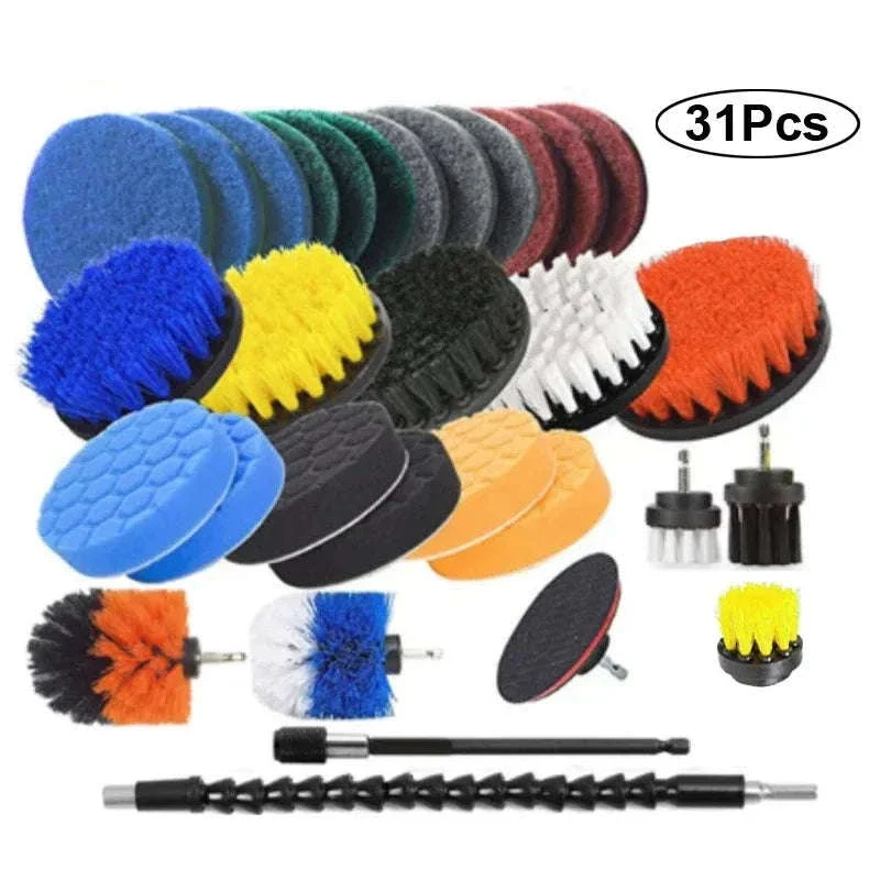 3-Piece Electric Scrubber Brush Drill Kit for Faster Cleaning - Image 18