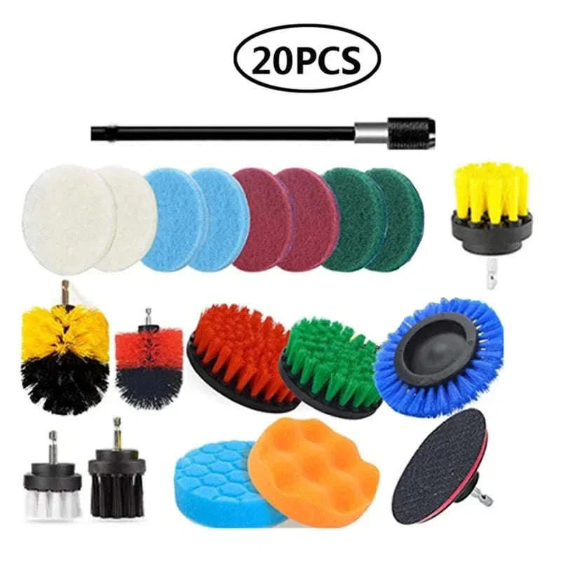 3-Piece Electric Scrubber Brush Drill Kit for Faster Cleaning - Image 29
