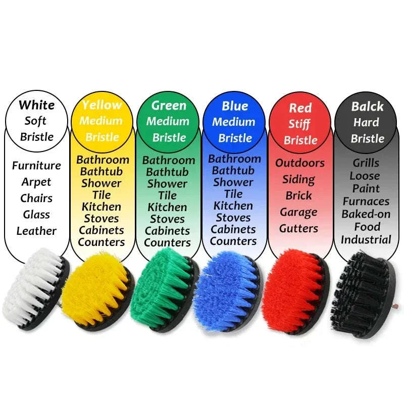 3-Piece Electric Scrubber Brush Drill Kit for Faster Cleaning - Image 5