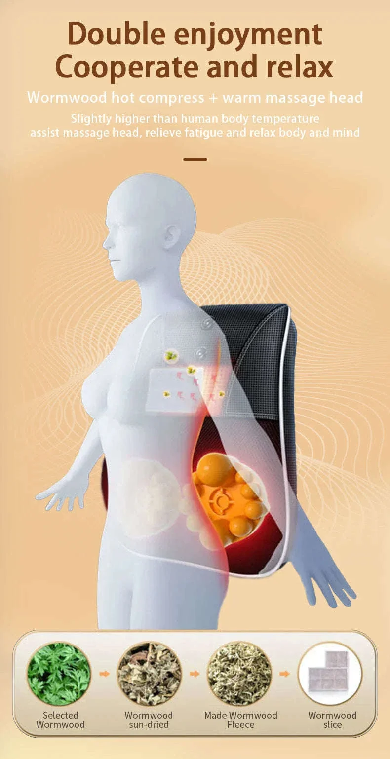 Electric Shiatsu Massage Pillow for Neck, Back and Shoulders - Image 11