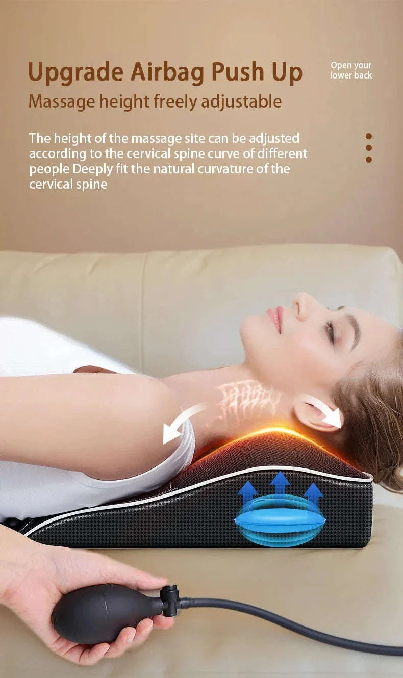 Electric Shiatsu Massage Pillow for Neck, Back and Shoulders - Image 14
