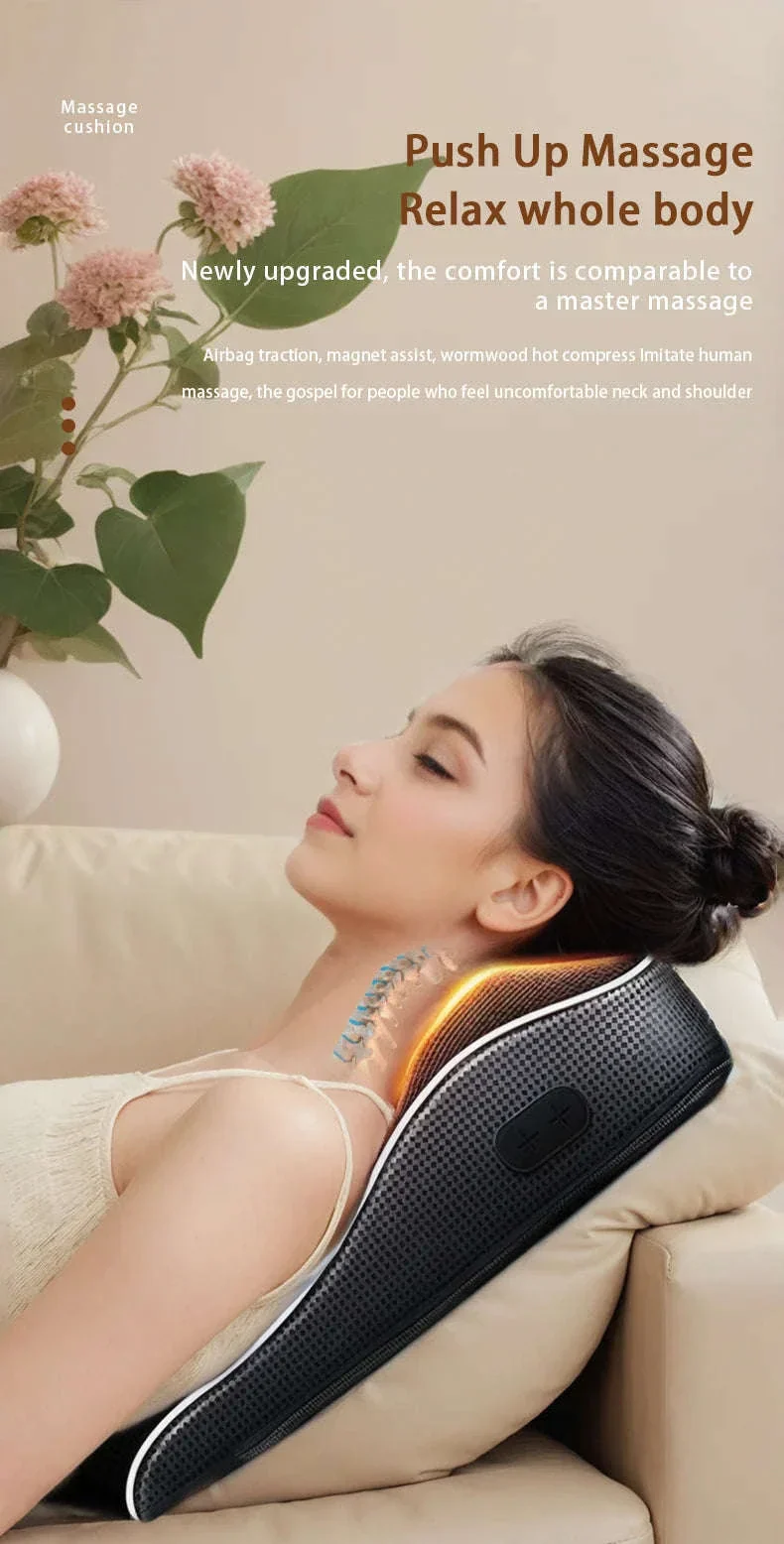 Electric Shiatsu Massage Pillow for Neck, Back and Shoulders - Image 18