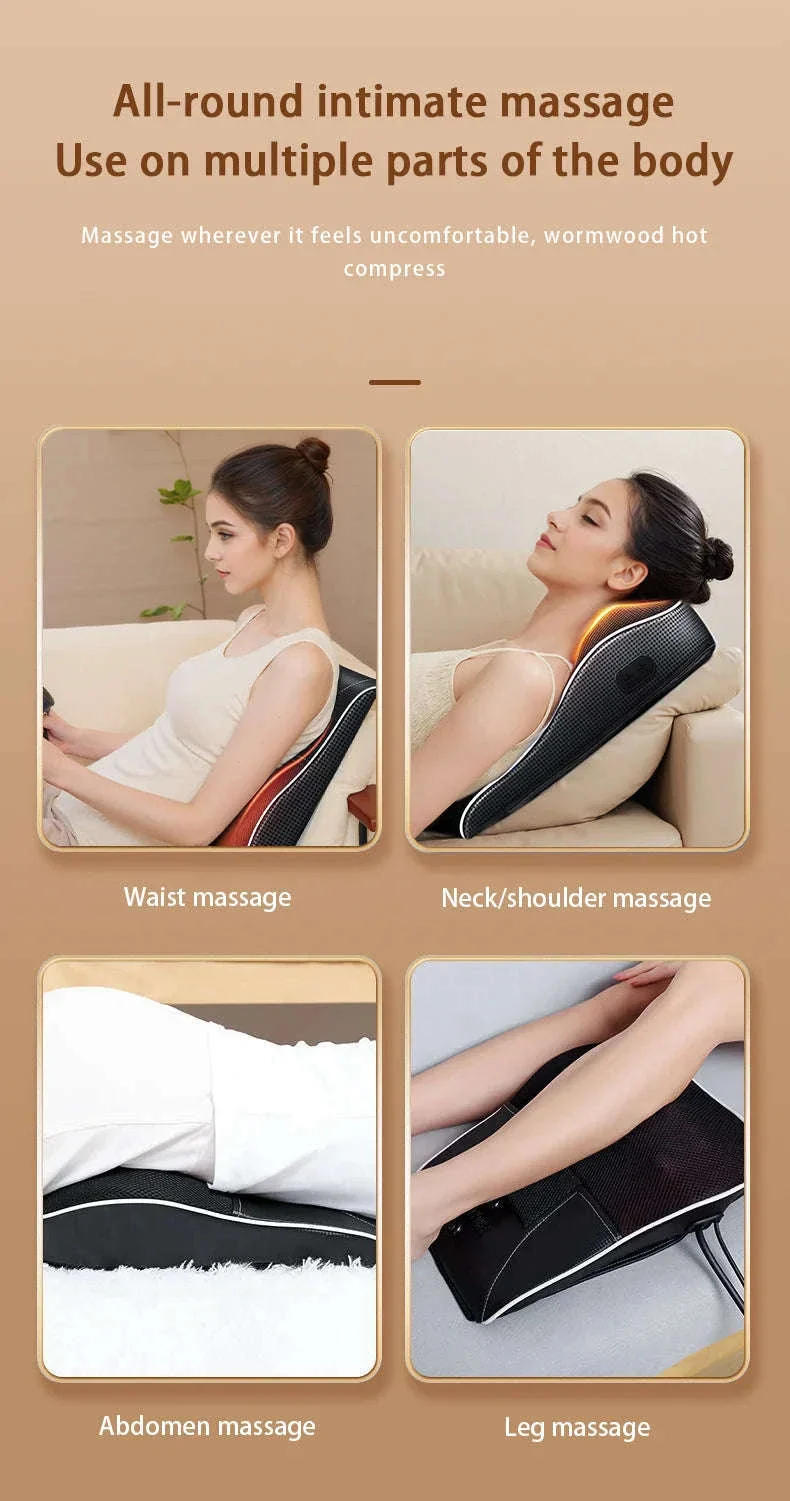 Electric Shiatsu Massage Pillow for Neck, Back and Shoulders - Image 25