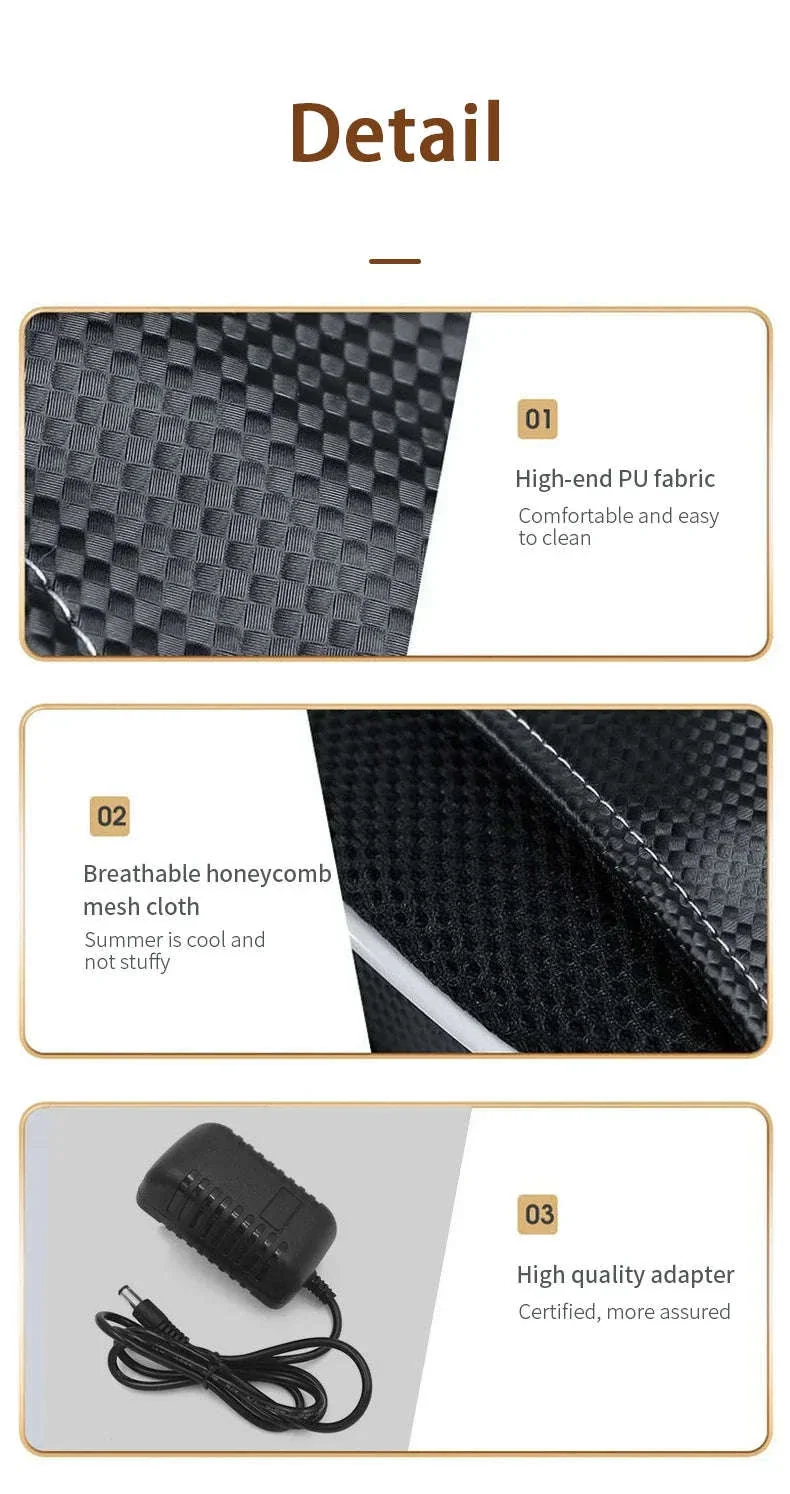 Electric Shiatsu Massage Pillow for Neck, Back and Shoulders - Image 26