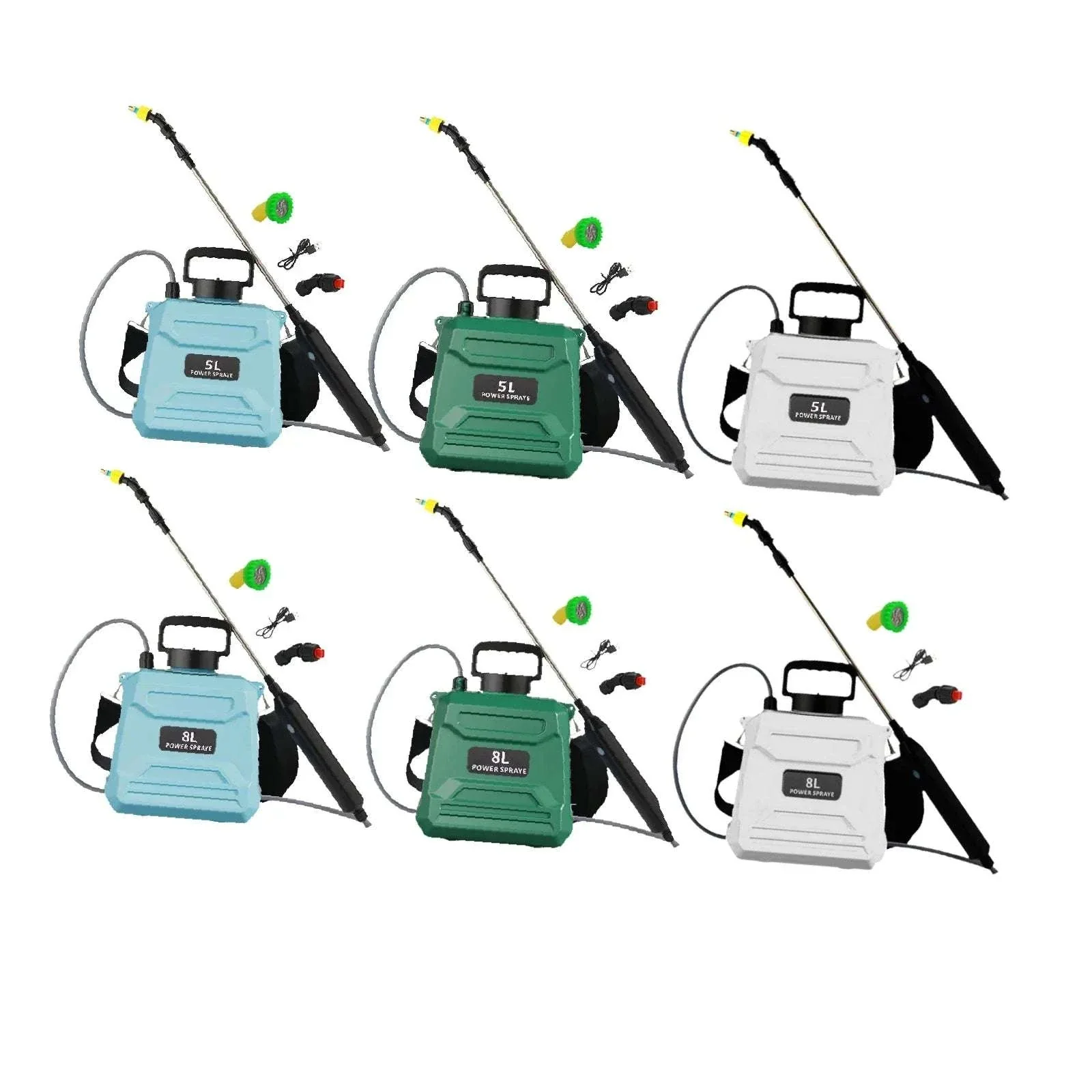 Electric Backpack Garden Sprayer 5L/8L with Adjustable Nozzles - Image 7