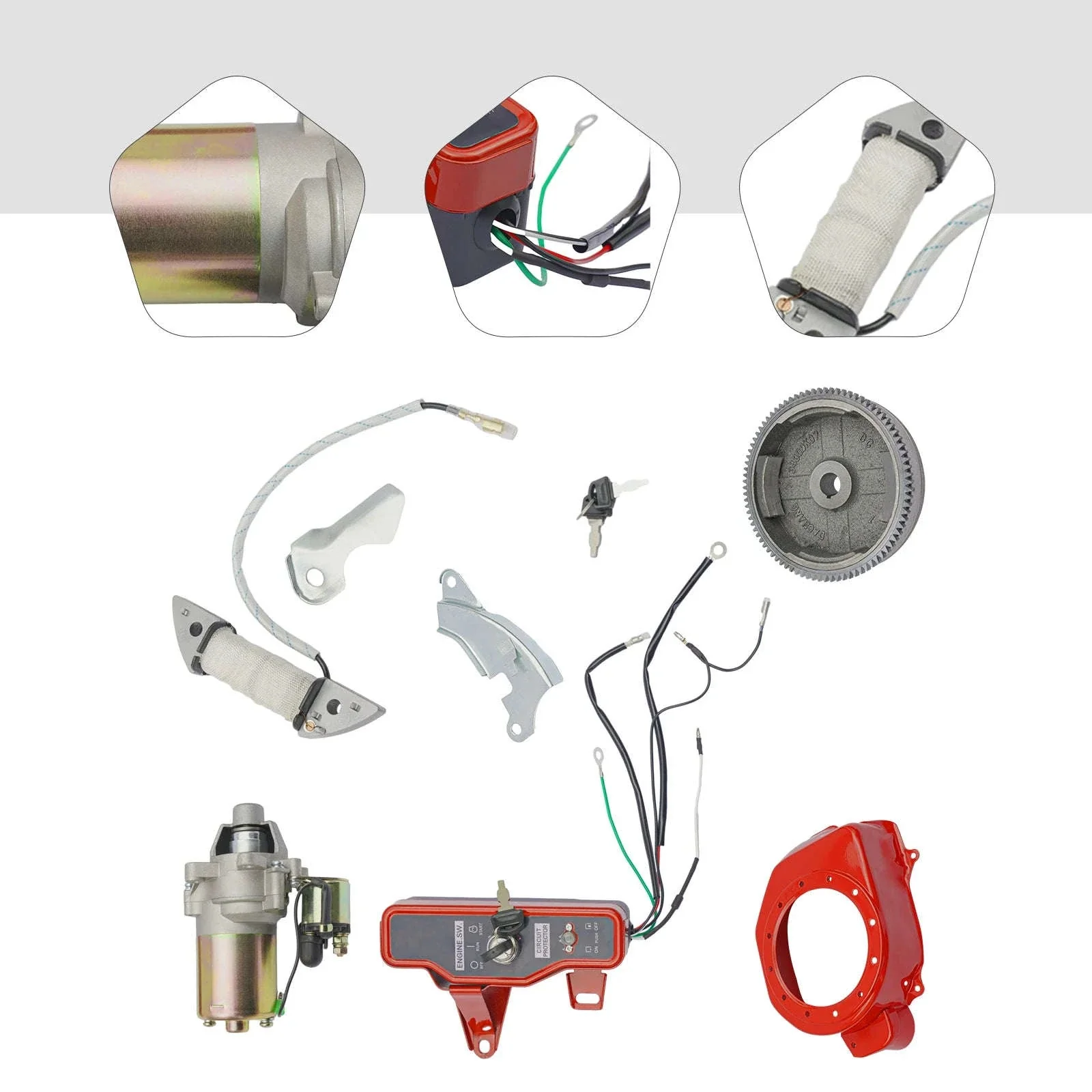 Electric Start Kit for Honda GX160 GX200 Engines - Image 4