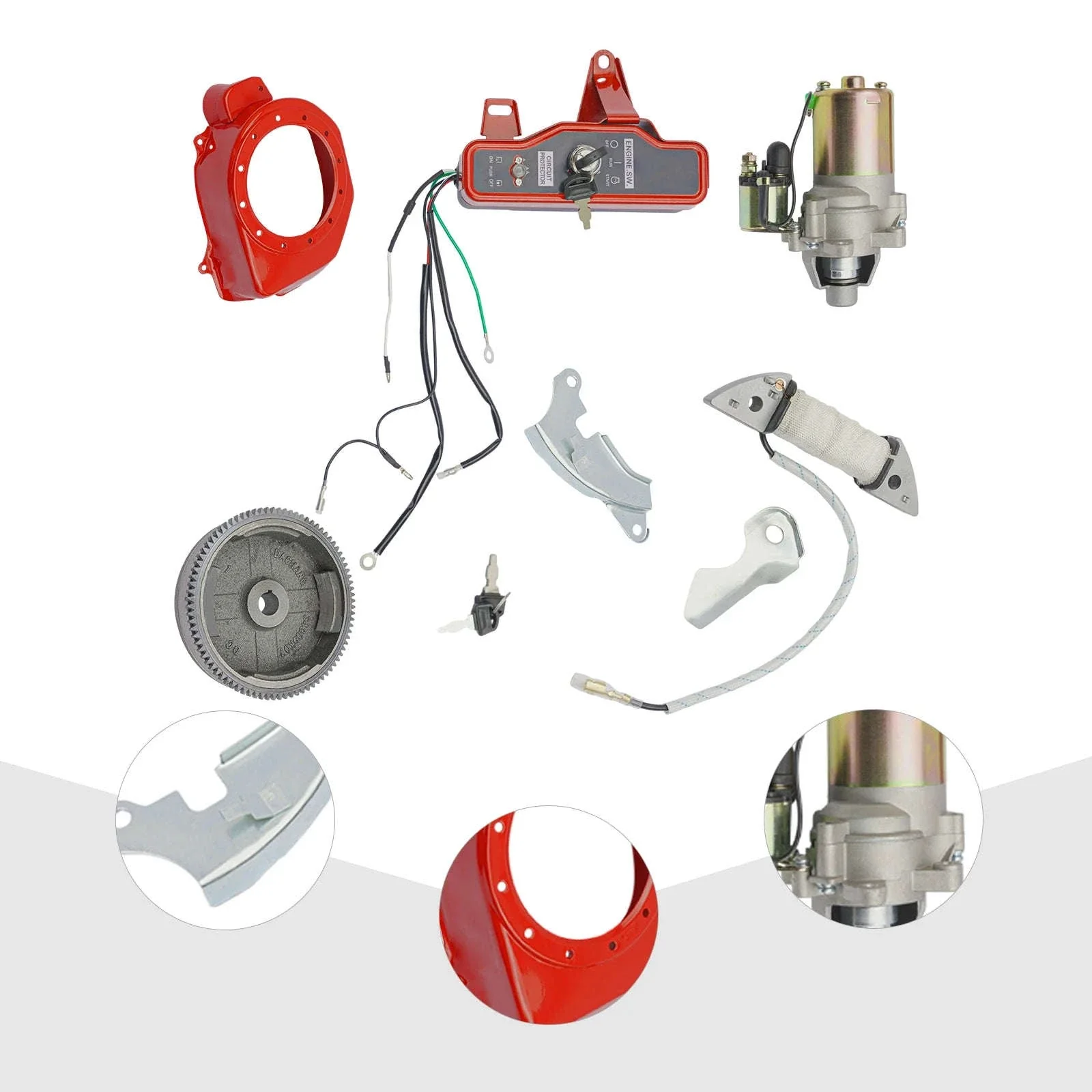 Electric Start Kit for Honda GX160 GX200 Engines - Image 6