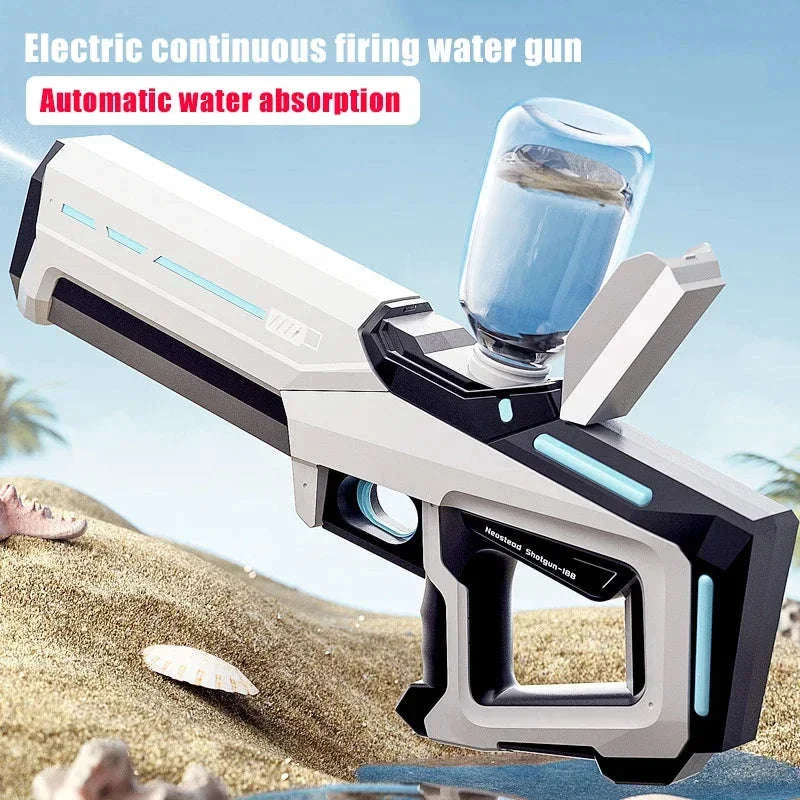 Electric Water Gun with Automatic Suction and LED Lights - Image 4