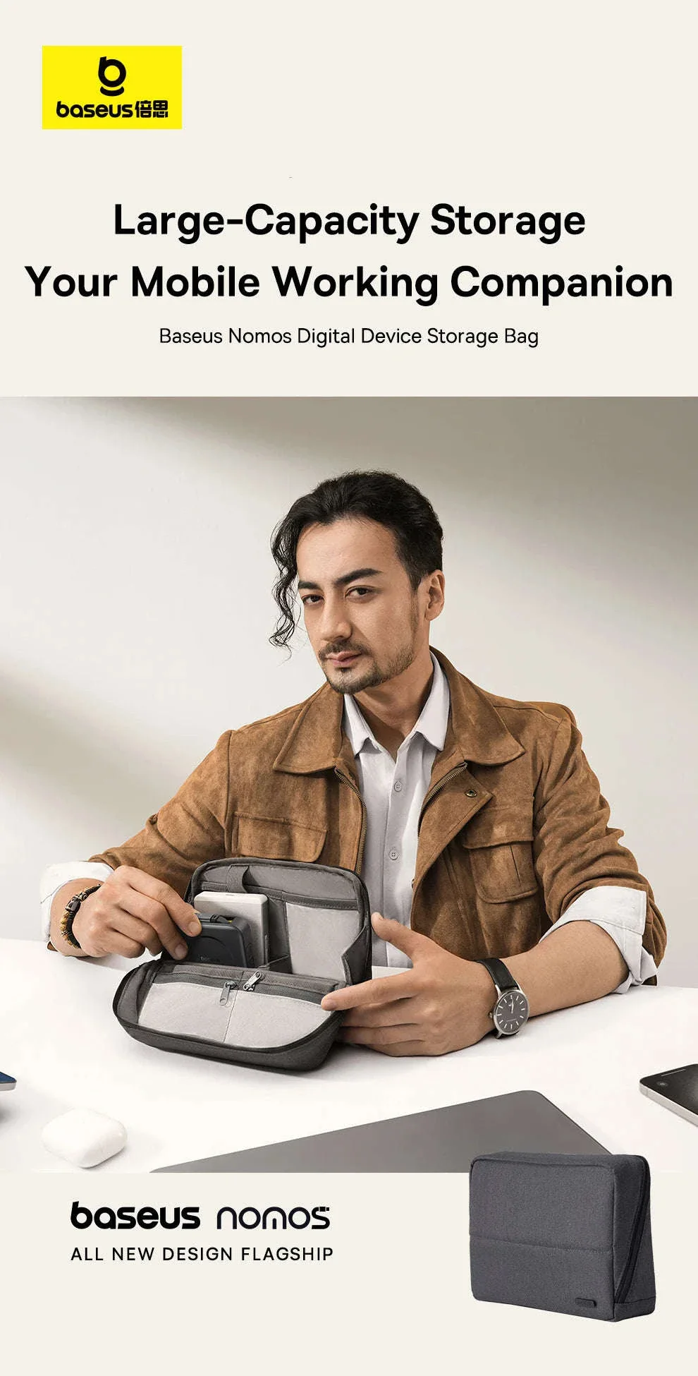 Electronic Organizer Bag for Chargers, Cables & Accessories - Image 7