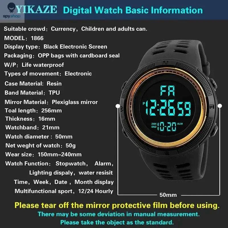 Digital Military Sports Watch for Men, Teens and Kids - Image 10