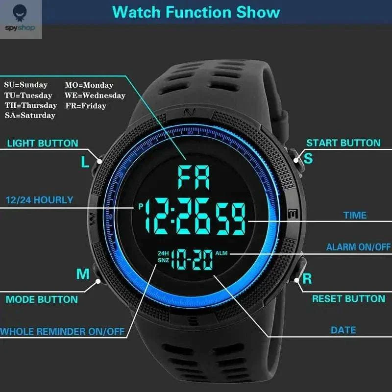 Digital Military Sports Watch for Men, Teens and Kids - Image 11