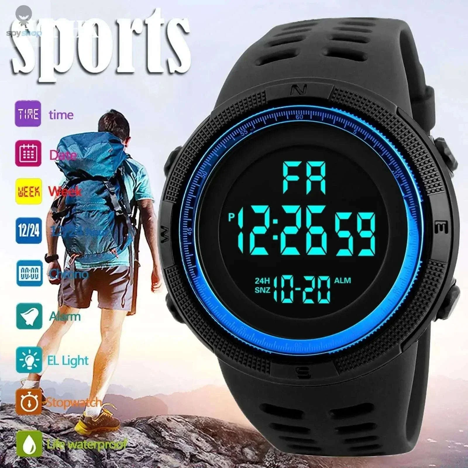 Digital Military Sports Watch for Men, Teens and Kids - Image 5
