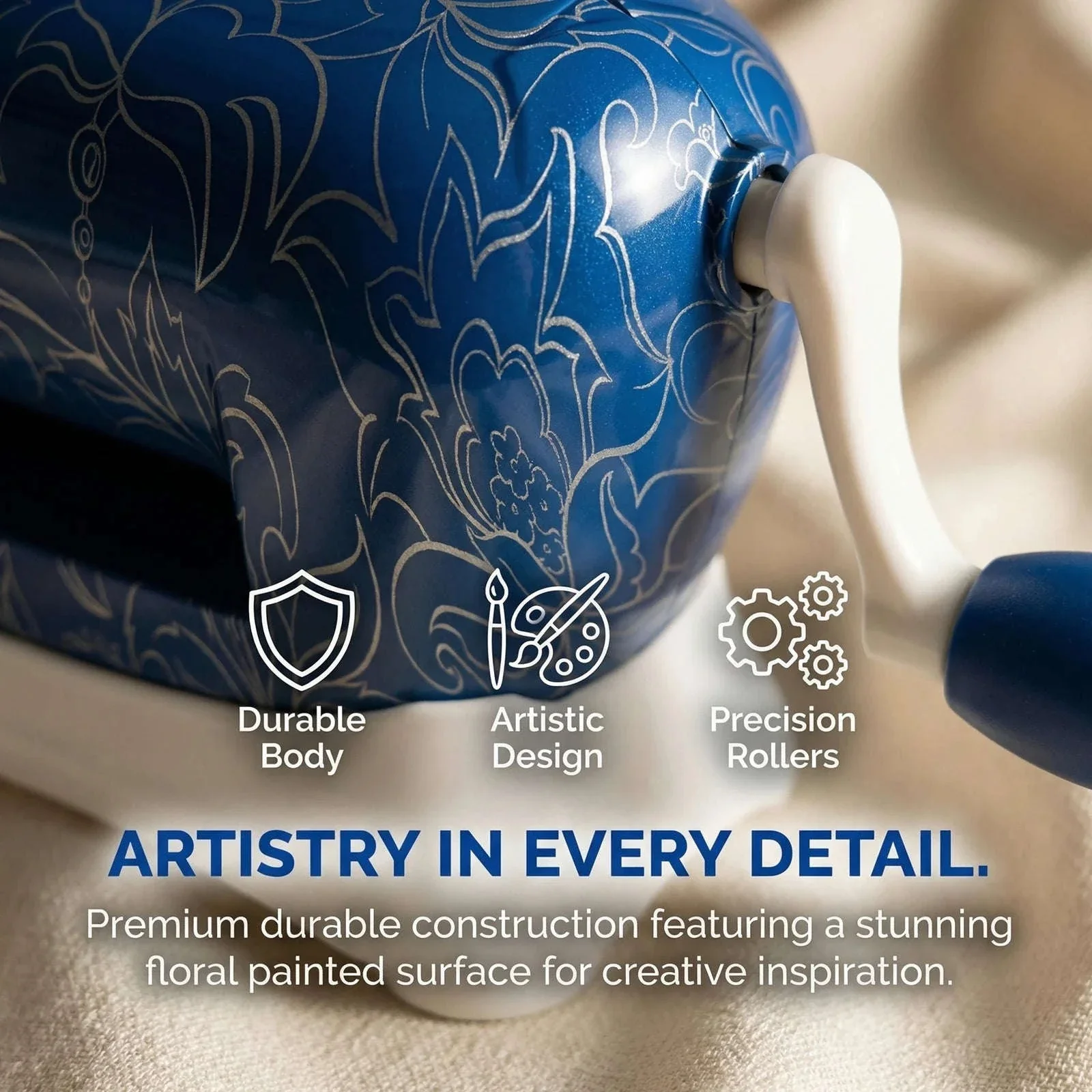 Elephant Die Cutting & Embossing Machine with Floral Finish Set - Image 3