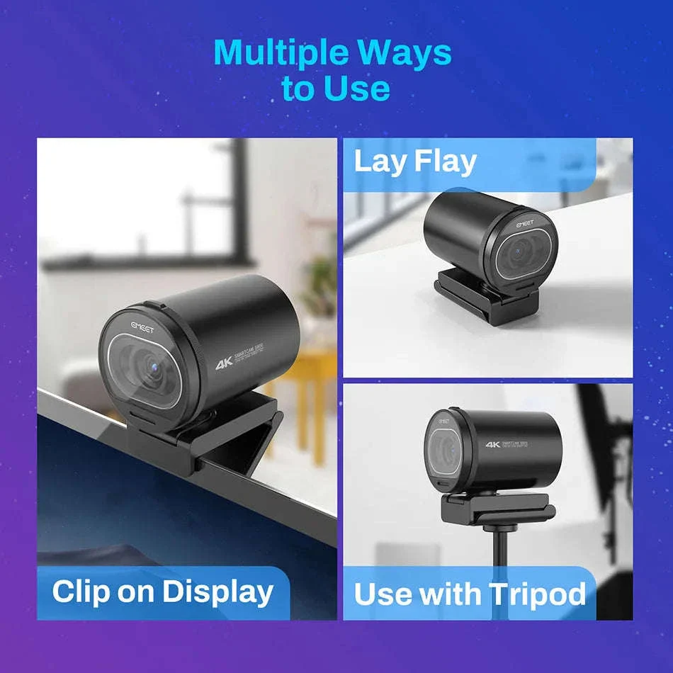 EMEET S600 4K Streaming Webcam with Autofocus and Dual Mics - Image 20
