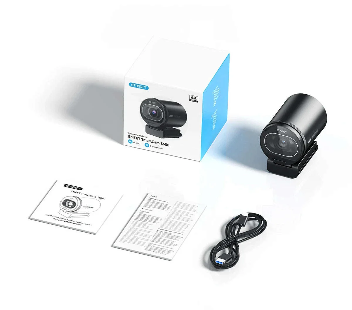 EMEET S600 4K Streaming Webcam with Autofocus and Dual Mics - Image 25