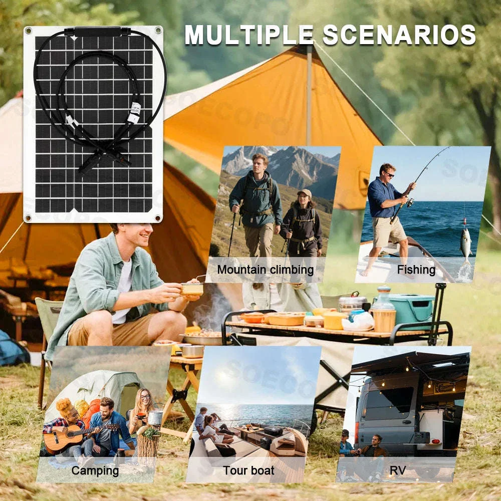 Off-Grid Solar Power Kit 2200W Inverter with 20W Panel - Image 11