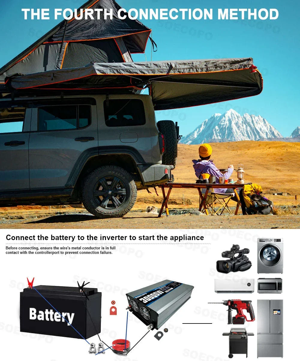 Off-Grid Solar Power Kit 2200W Inverter with 20W Panel - Image 13