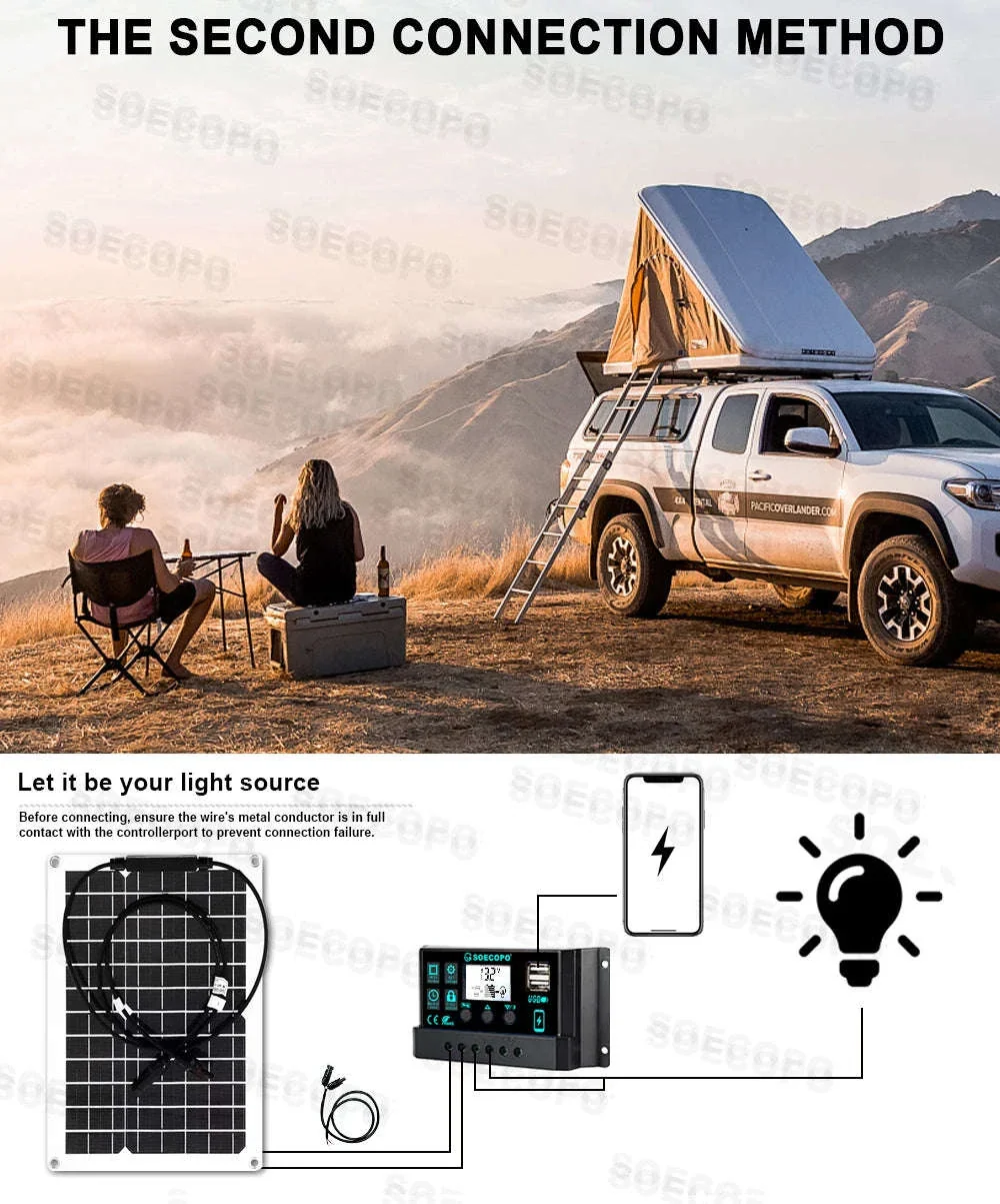 Off-Grid Solar Power Kit 2200W Inverter with 20W Panel - Image 15