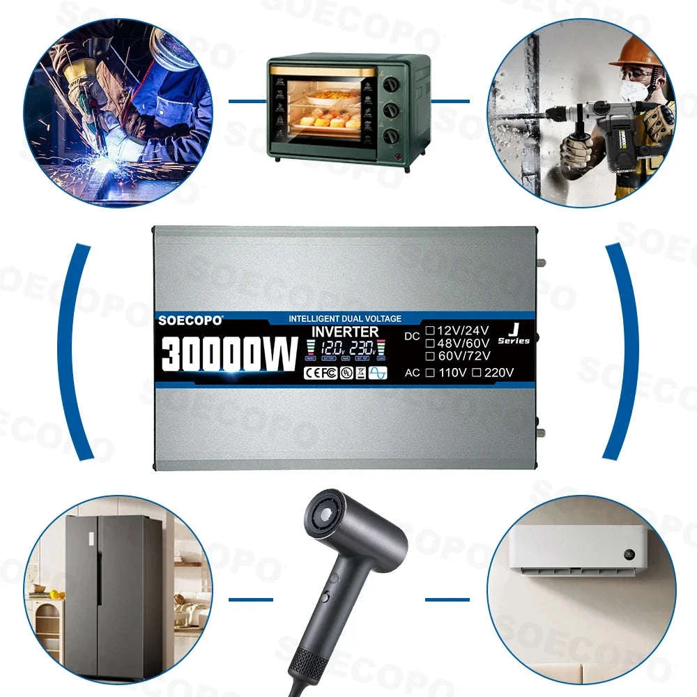 Off-Grid Solar Power Kit 2200W Inverter with 20W Panel - Image 19