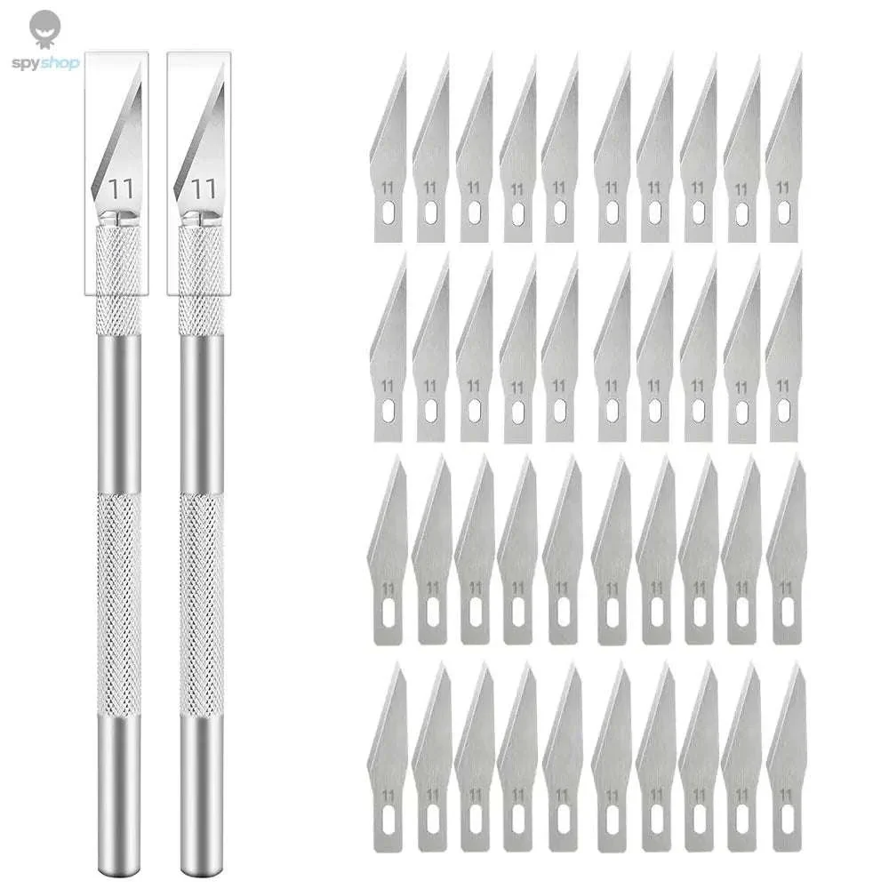 Precision Metal Scalpel Knife Kit for Detailed Cutting - Image 10