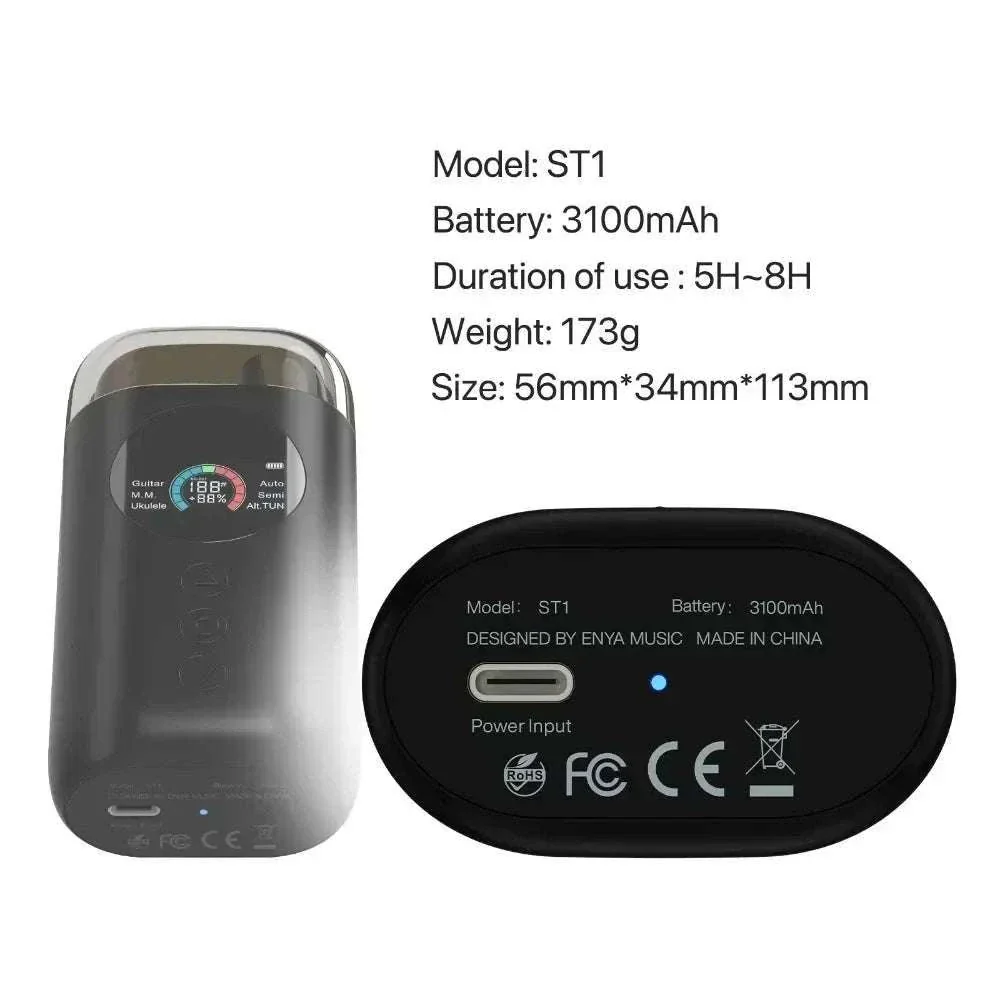 Smart Automatic Guitar Tuner with LCD, Metronome & String Winder - Image 12