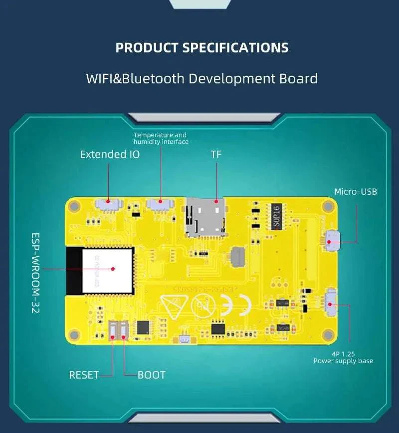 ESP32 Arduino LVGL WiFi Bluetooth Smart Display Module - Image 9
