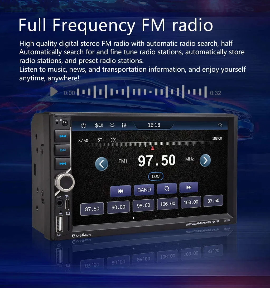 7 Inch Car Radio with CarPlay and Android Auto - Image 14
