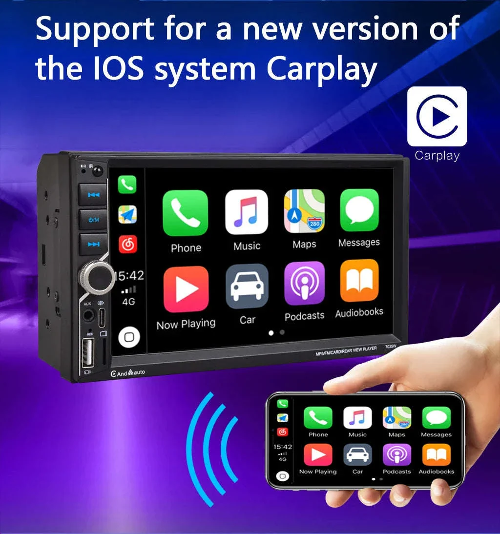 7 Inch Car Radio with CarPlay and Android Auto - Image 16
