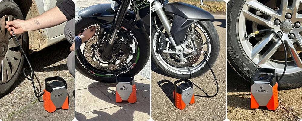 Portable Tire Inflator 160 PSI Air Compressor with 7800mAh Battery - Image 22