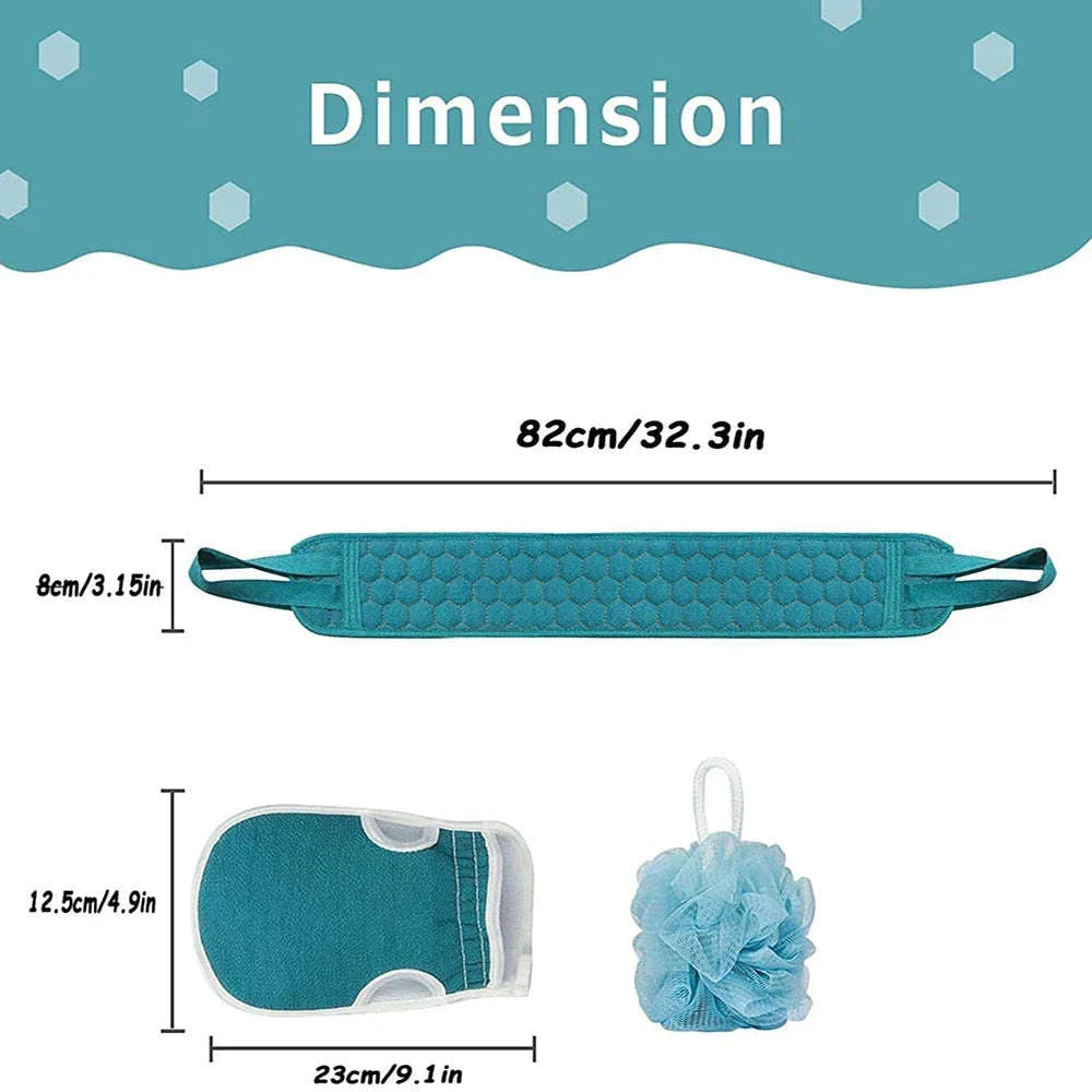 Exfoliating Body Scrubber Set for Smoother, Fresher Skin - Image 2