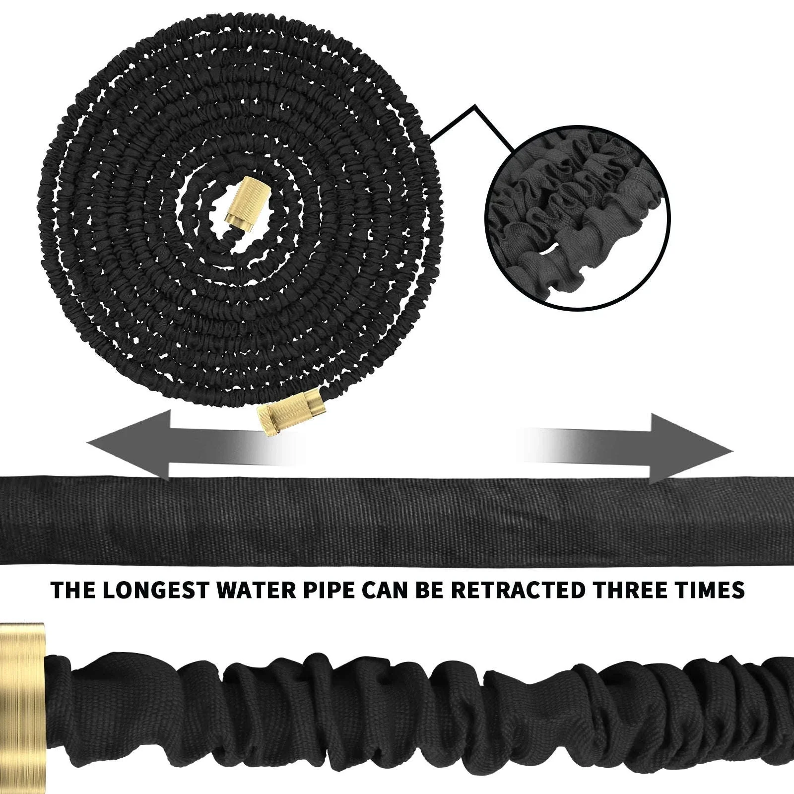 Expandable Garden Hose with 7 Spray Modes and Easy Storage - Image 4