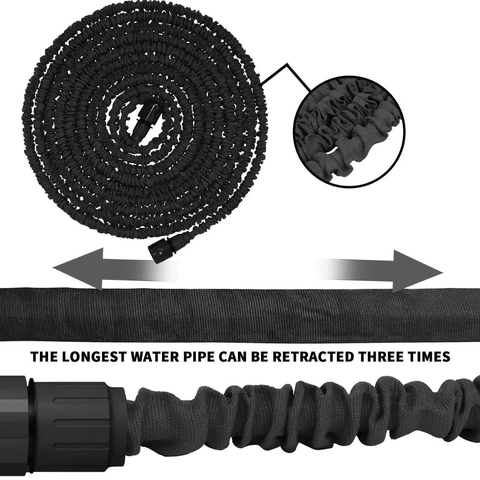 Expandable Garden Hose with 7 Spray Modes and Easy Storage - Image 8
