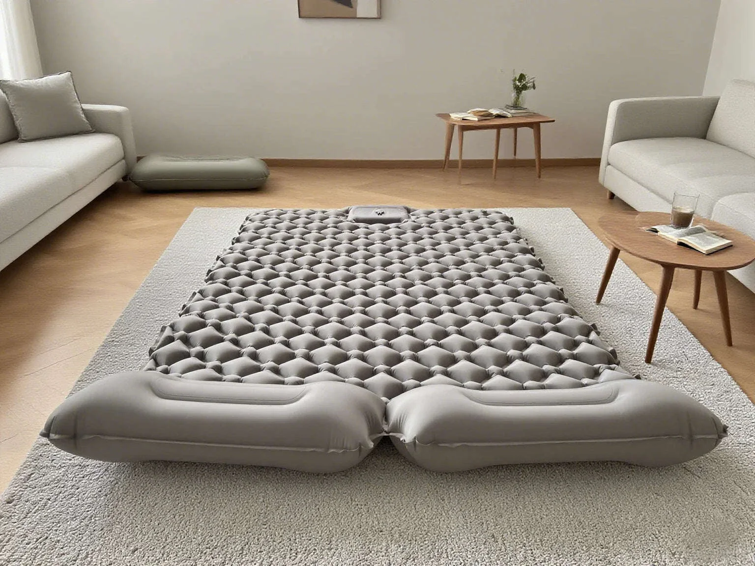 Extra Wide Inflatable Sleeping Pad for Camping Travel - Image 7