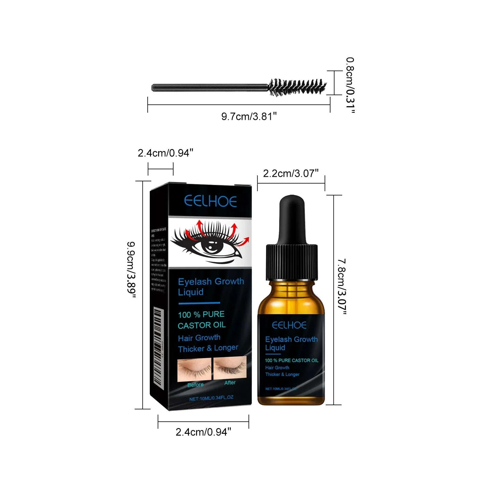 Castor Oil Eyebrow Serum for Fuller, Thicker-Looking Brows - Image 7